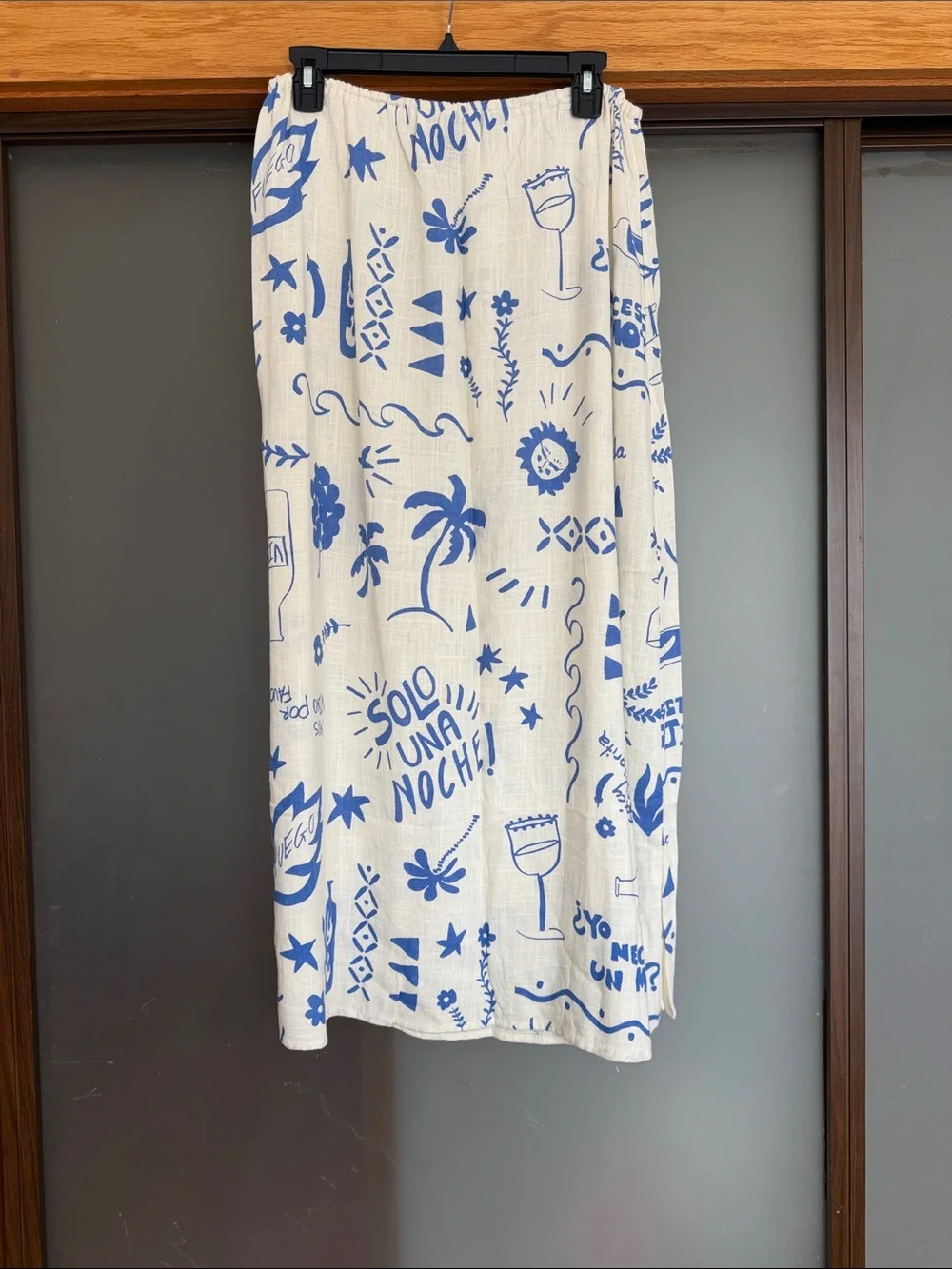 Paper Heart Blue & White Printed Two-Piece Set - Picture 5 of 5
